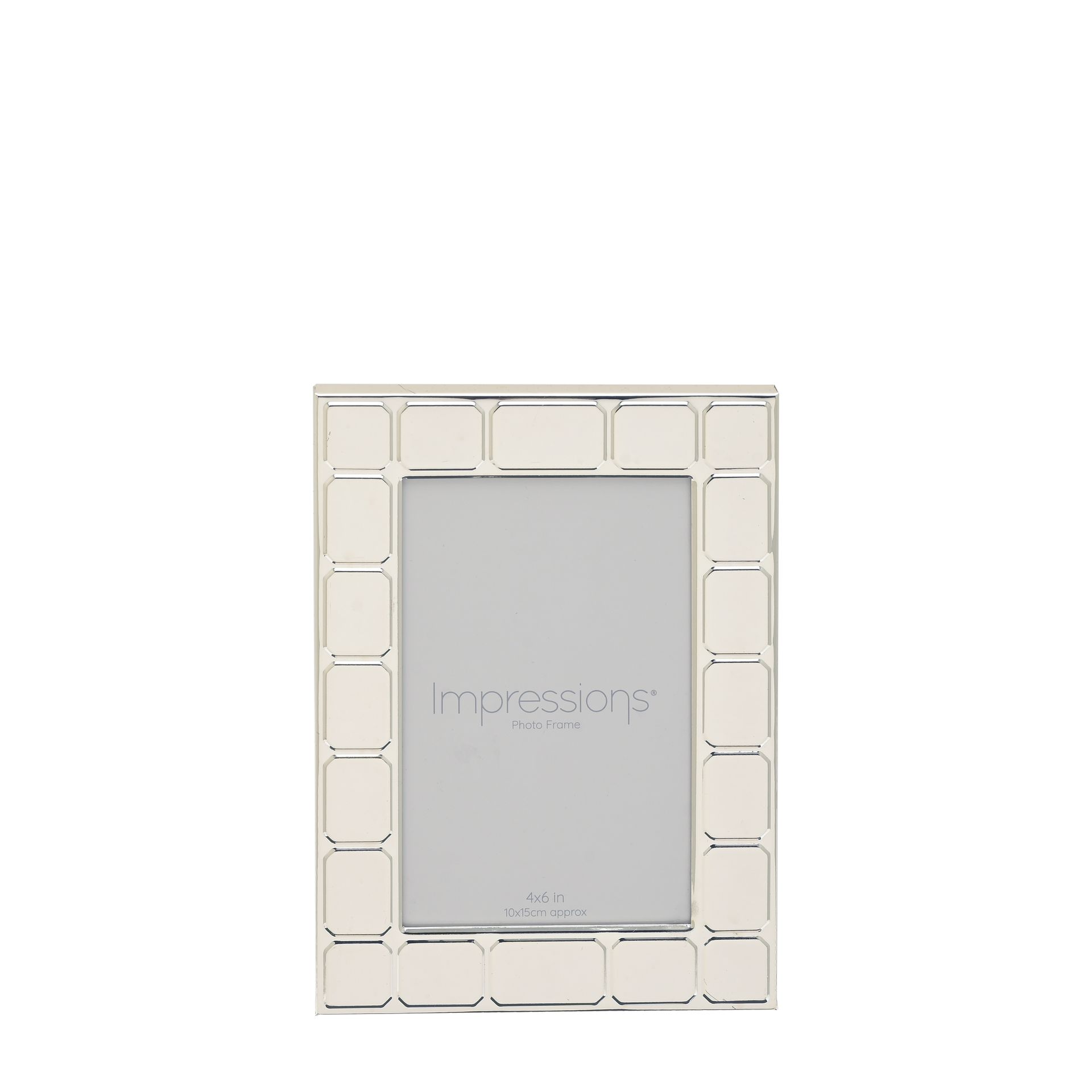 RAMKA NA ZDJĘCIE z posrebrzaną, kafelkową ramą, nowoczesny styl , wyjątkowa