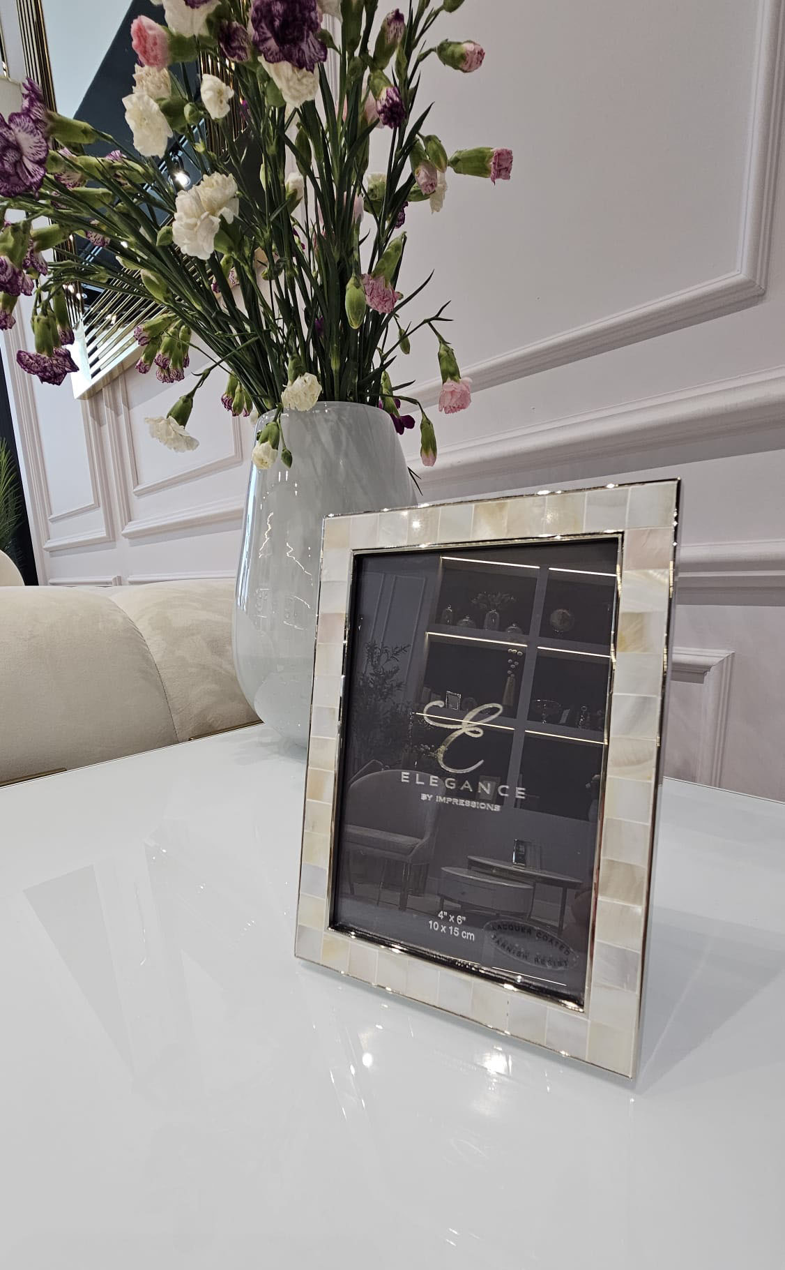 RAMKA NA ZDJĘCIE z ramą z metalu i masy perłowej, nowoczesny, ekskluzywny styl, najwyższa jakość RAMKA NA ZDJĘCIE z ramą z metalu i masy perłowej, nowoczesny, ekskluzywny styl, najwyższa jakość