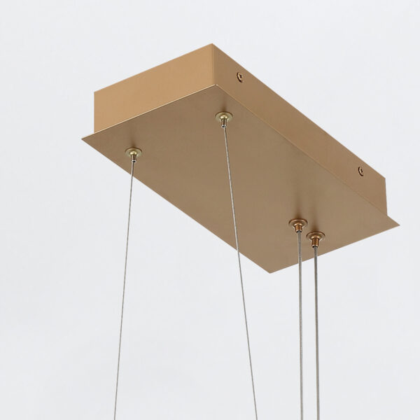 ŻYRANDOL w formie skrzydeł z matowo złotym wykończeniem, źródło światła LED, designerski styl, ekskluzywny ŻYRANDOL w formie skrzydeł z matowo złotym wykończeniem, źródło światła LED, designerski styl, ekskluzywny