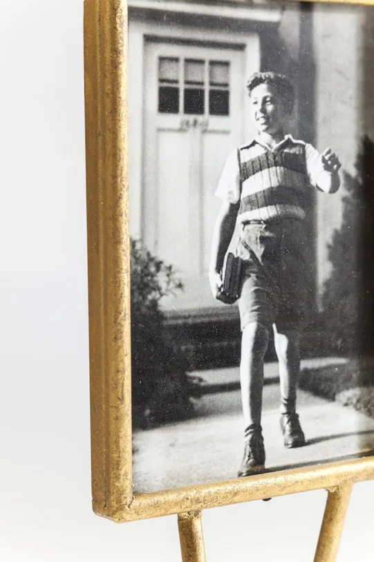 RAMKA NA ZDJĘCIE Duck Feet stojąca, metalowa, złote wykończenie, nowoczesny styl, wyjątkowa