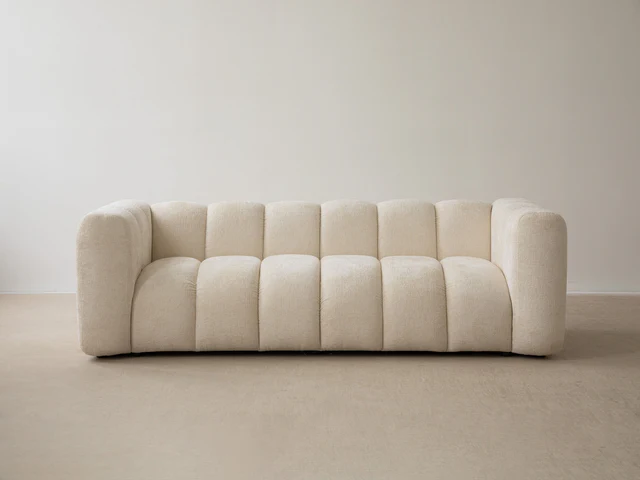 SOFA MODUŁOWA 2-osobowa, kolor i materiał do wyboru, styl nowoczesny, zaoblone kształty, haga23, piękna