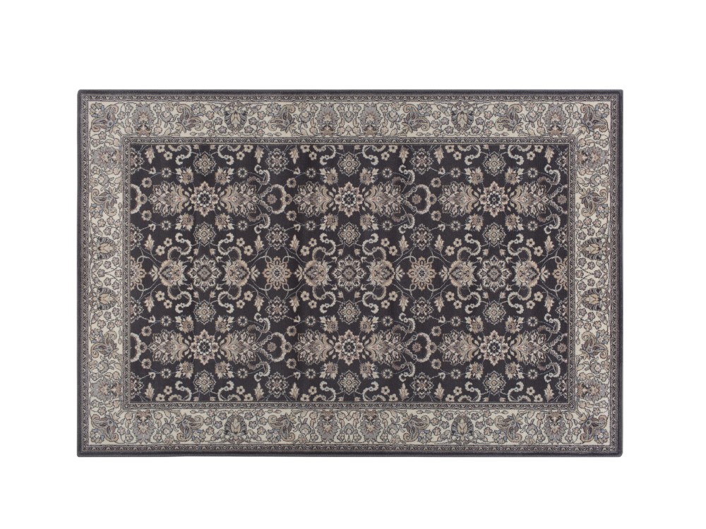 DYWAN Gothar, prostokątny, wełniany, klasyczne wzory, czarny DYWAN Gothar, prostokątny, wełniany, klasyczne wzory, czarny