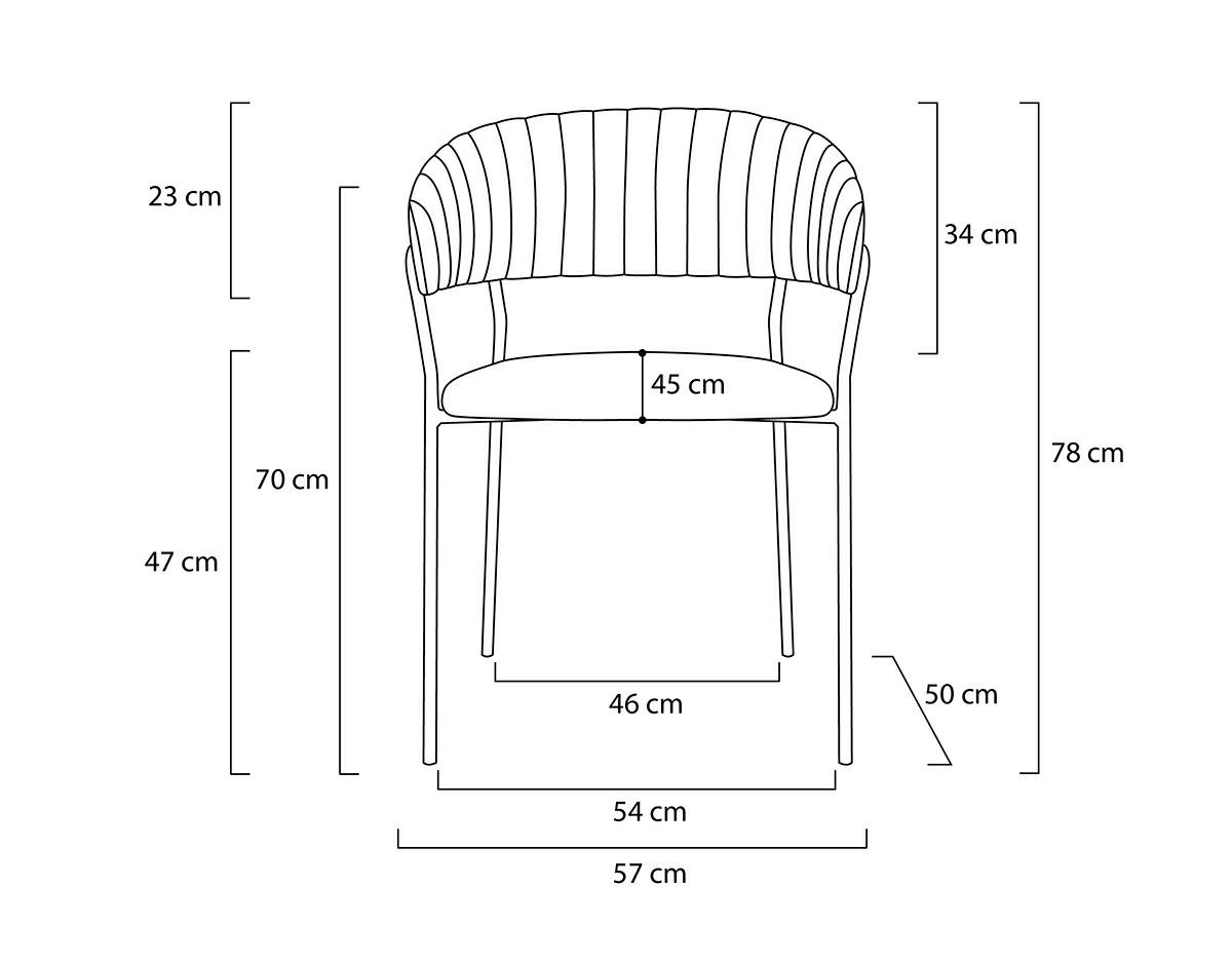 KRZESŁO Margo, na złotych nogach, welurowa beżowa tkanina, przeszywane oparcie, nowoczesny styl, wymiary KRZESŁO Margo, na złotych nogach, welurowa beżowa tkanina, przeszywane oparcie, nowoczesny styl, wymiary