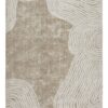 DYWAN Deco Rugs Beige Seashell beżowy, designerski wzór, nowoczesny styl