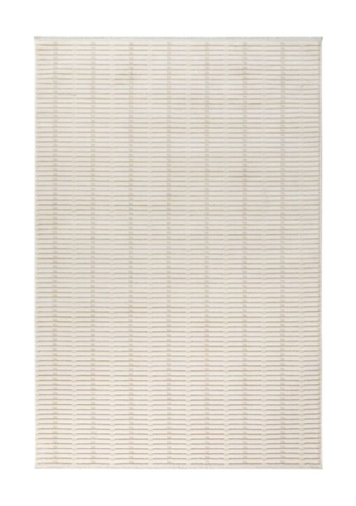 DYWAN Imperial Beige Shutter nowoczesny, geometryczny, beżowy, designerski styl, z wiskozy i akrylu