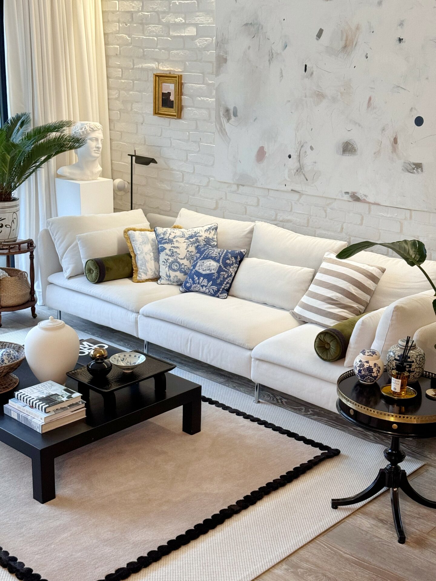 DYWAN Laila Beige Black prostokątny, beżowy z czarną ramką, ręcznie tkany z wełny i wiskozy, piękny DYWAN Laila Beige Black prostokątny, beżowy z czarną ramką, ręcznie tkany z wełny i wiskozy, piękny