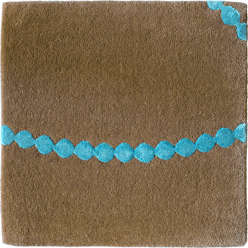 DYWAN Luna Brown Blue brązowy z niebieskim, geometrycznym wzorem, z wełny nowozelandzkiej i wiskozy, ręcznie tkany DYWAN Luna Brown Blue brązowy z niebieskim, geometrycznym wzorem, z wełny nowozelandzkiej i wiskozy, ręcznie tkany