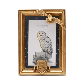RAMKA NA ZDJĘCIE złota, Harry Potter, sowa Hedwiga, dla fanów, nowoczesna