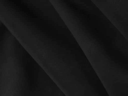 SOFA Halley 2-osobowa aksamitna, eleganckie przeszycia, zaoblone kształty, designerski styl, czarna-5