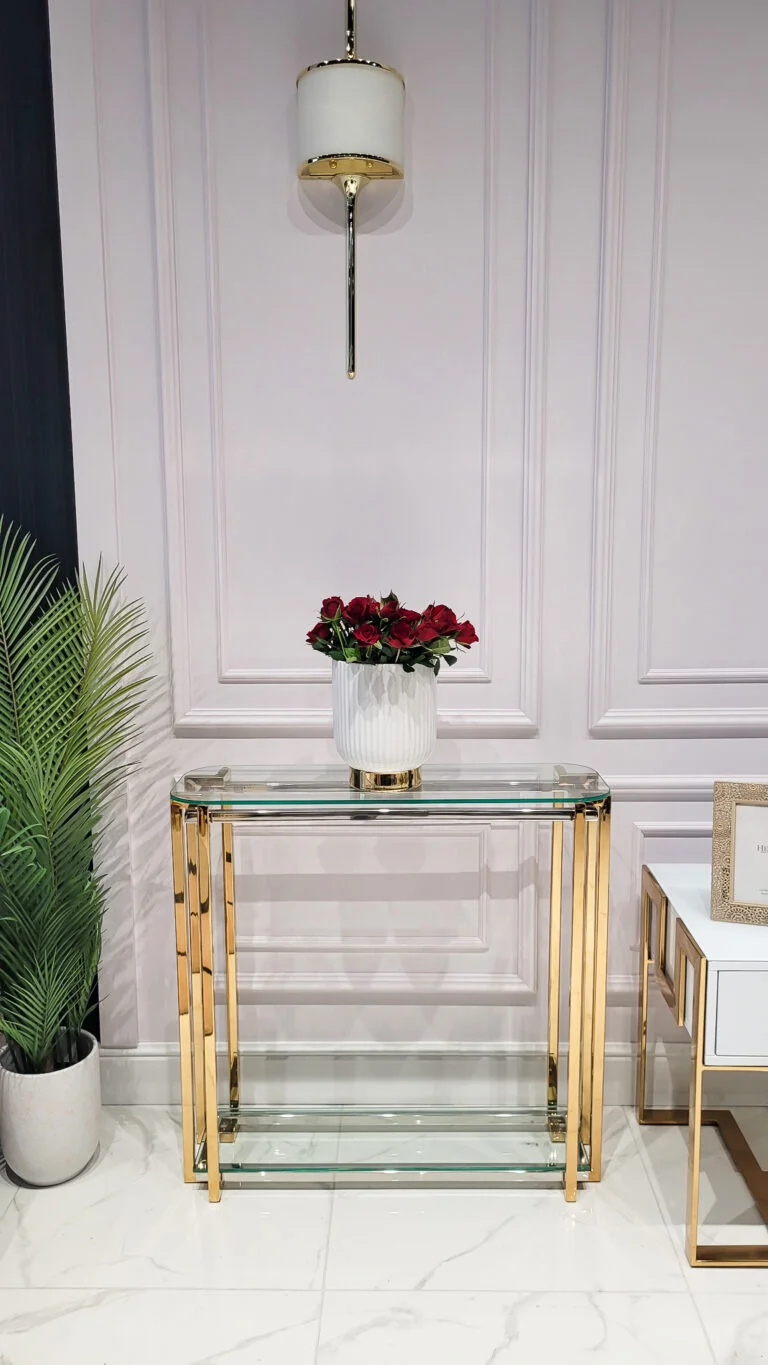 ZESTAW 3 DONIC ryflowanych, biało-złote z ceramiki mrozoodpornej, idealne do ogrodu, eksklzuywne ZESTAW 3 DONIC ryflowanych, biało-złote z ceramiki mrozoodpornej, idealne do ogrodu, eksklzuywne