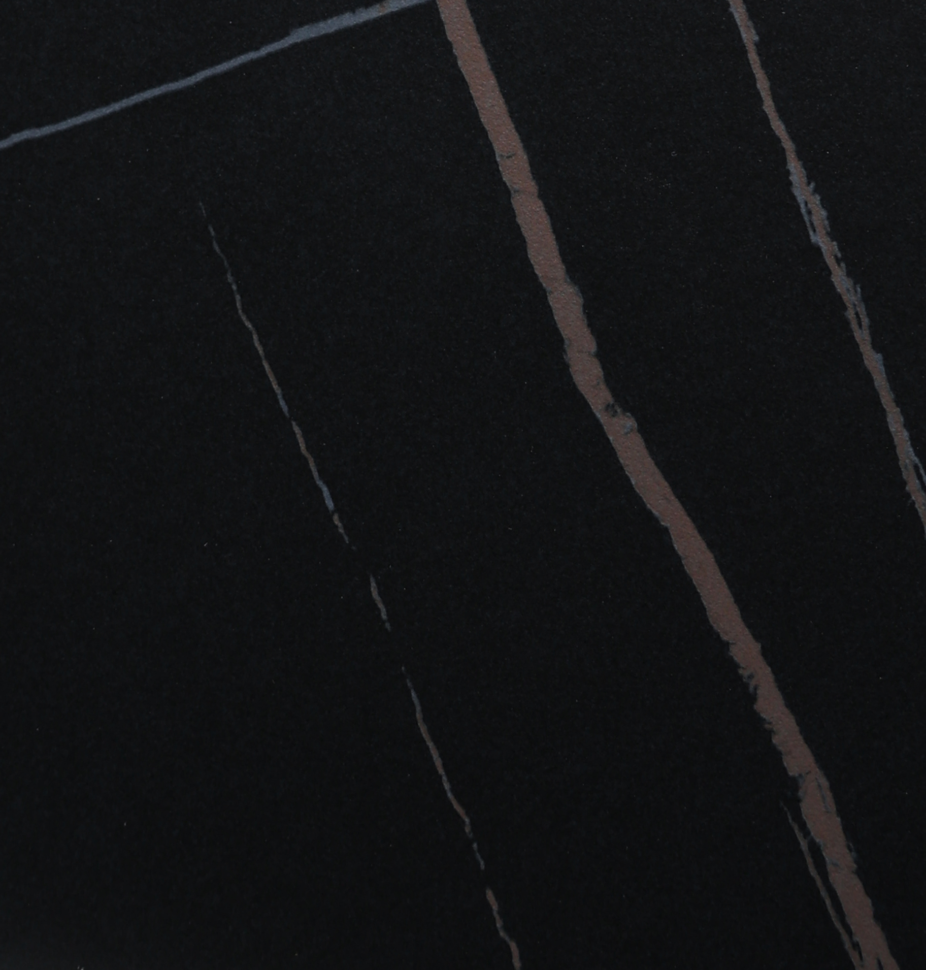 STÓŁ JADALNIANY z nogą ze stali węglowej w formie geometrycznych brył, okrągły blat ze spieku kamiennego, nowoczesny styl, ekskluzywny