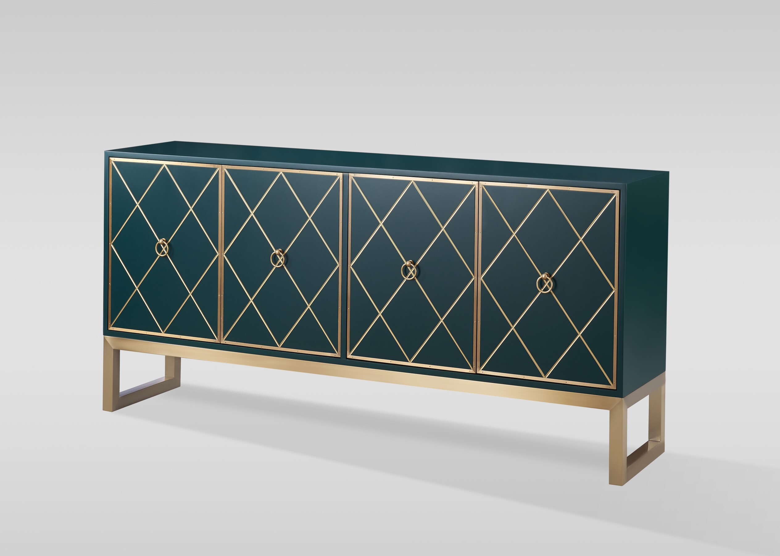 KOMODA w kolorze butelkowej zieleni z złotymi akcentami, klasyczny styl, piękna KOMODA w kolorze butelkowej zieleni z złotymi akcentami, klasyczny styl, piękna