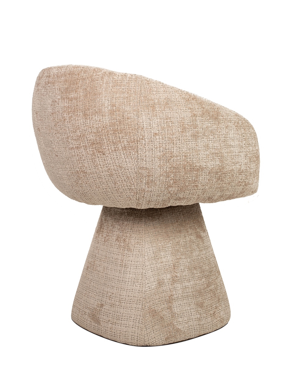 KRZESŁO Pedra beżowe, wyjątkowy design, funkcja obrotu z mechanizmem autopowrotu, deisgnerski styl, wyjątkowe KRZESŁO Pedra beżowe, wyjątkowy design, funkcja obrotu z mechanizmem autopowrotu, deisgnerski styl, wyjątkowe