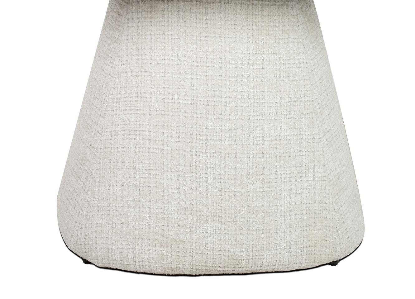 KRZESŁO Verona białe, geometryczna podstawa, zaokrąglone kształty, designerski styl, do jadalni KRZESŁO Verona białe, geometryczna podstawa, zaokrąglone kształty, designerski styl, do jadalni