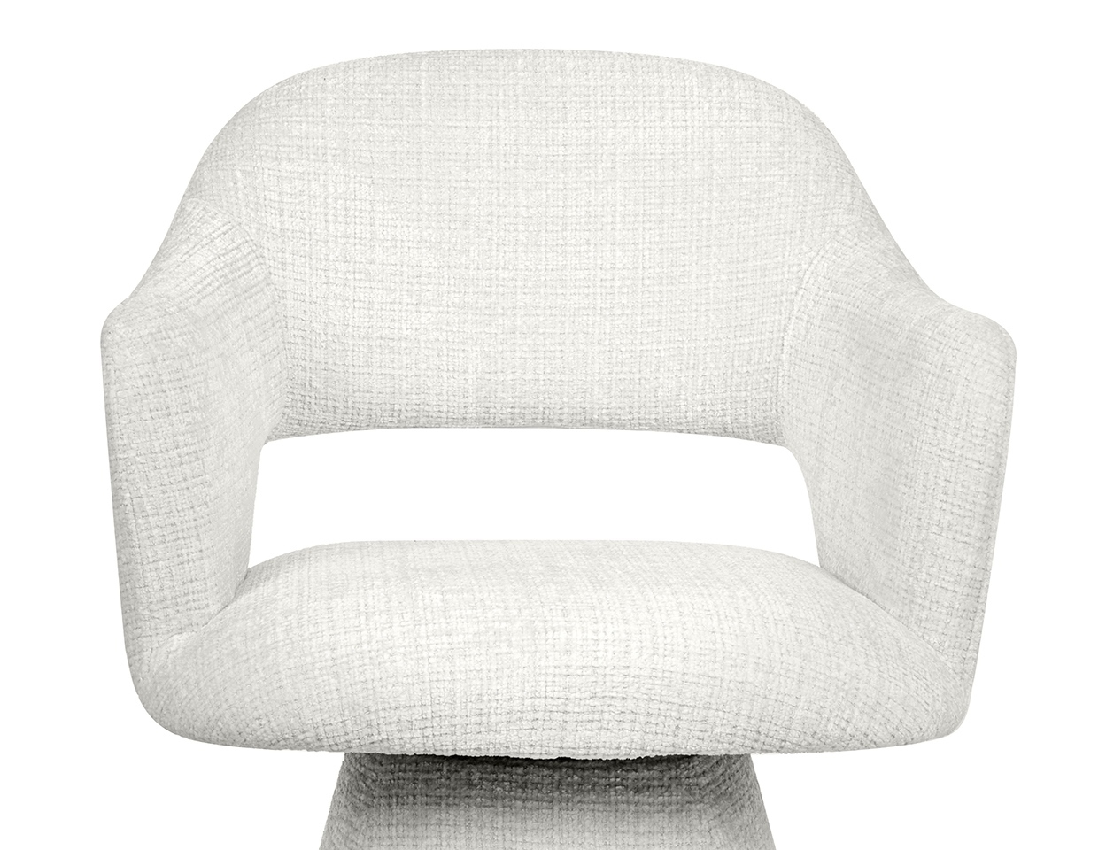 KRZESŁO Verona białe, geometryczna podstawa, zaokrąglone kształty, designerski styl, najwyższa jakość KRZESŁO Verona białe, geometryczna podstawa, zaokrąglone kształty, designerski styl, najwyższa jakość