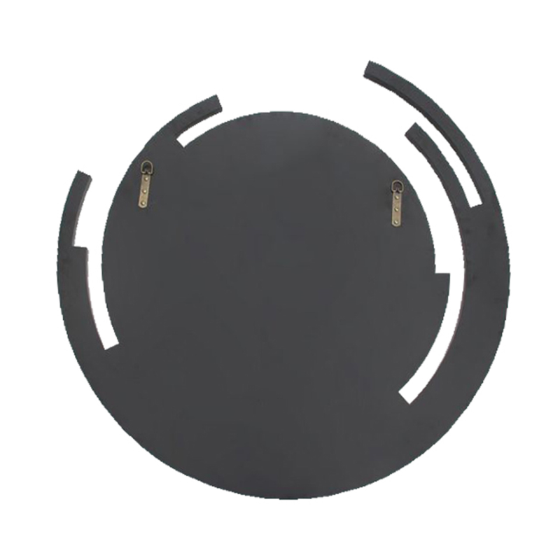 LUSTRO ŚCIENNE okrągłe, nowoczesne, abstrakcyjna rama, całość wykona ze szkła lustrzanego, designerski styl-1 LUSTRO ŚCIENNE okrągłe, nowoczesne, abstrakcyjna rama, całość wykona ze szkła lustrzanego, designerski styl-1