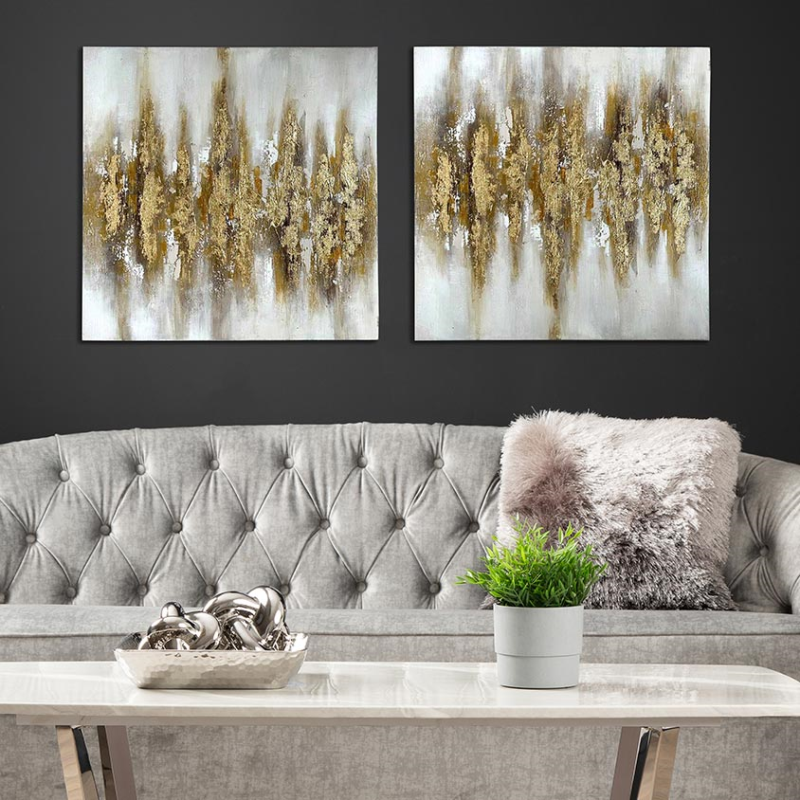 OBRAZ na płótnie, kwadratowy, złoty, abstrakcyjny wzór, oryginalna forma, nowoczesny, piękny OBRAZ na płótnie, kwadratowy, złoty, abstrakcyjny wzór, oryginalna forma, nowoczesny, piękny