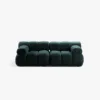 SOFA Bellis 2-osobowa, obicie z bukli (kolor do wyboru), zaoblone kształty, nowoczesny loftowy styl, petrol