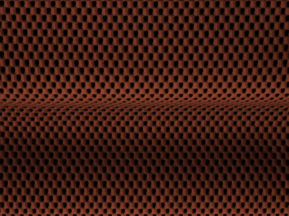 SOFA Bellis 2-osobowa, trójwymiarowa tkanina w ceglanym kolorze, zaoblone kształty, nowoczesny loftowy styl, do salonu SOFA Bellis 2-osobowa, trójwymiarowa tkanina w ceglanym kolorze, zaoblone kształty, nowoczesny loftowy styl, do salonu