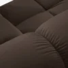 SOFA Bellis 3-osobowa, obicie z tkaniny (kolor do wyboru), zaoblone kształty, nowoczesny loftowy styl, blu48, designerska