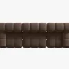 SOFA Bellis 3-osobowa, obicie z tkaniny (kolor do wyboru), zaoblone kształty, nowoczesny loftowy styl, blu48, wyjątkowa