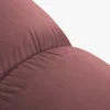 SOFA Bellis 3-osobowa, obicie z tkaniny (kolor do wyboru), zaoblone kształty, nowoczesny loftowy styl, blu52, wyjątkowa