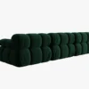 SOFA Bellis 3-osobowa, obicie z tkaniny (kolor do wyboru), zaoblone kształty, nowoczesny loftowy styl, blu78, elegancka