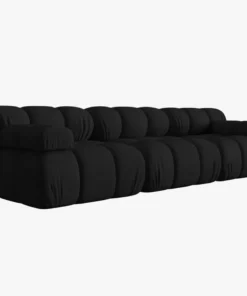 SOFA Bellis 3-osobowa, obicie z tkaniny (kolor do wyboru), zaoblone kształty, nowoczesny loftowy styl, son19, piękna