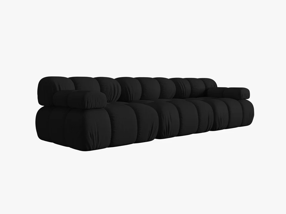 SOFA Bellis 3-osobowa, obicie z tkaniny (kolor do wyboru), zaoblone kształty, nowoczesny loftowy styl, son19, piękna SOFA Bellis 3-osobowa, obicie z tkaniny (kolor do wyboru), zaoblone kształty, nowoczesny loftowy styl, son19, piękna