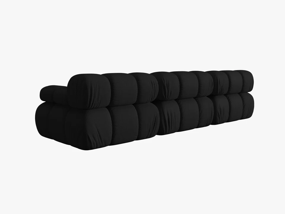 SOFA Bellis 3-osobowa, obicie z tkaniny (kolor do wyboru), zaoblone kształty, nowoczesny loftowy styl, son19, premium SOFA Bellis 3-osobowa, obicie z tkaniny (kolor do wyboru), zaoblone kształty, nowoczesny loftowy styl, son19, premium