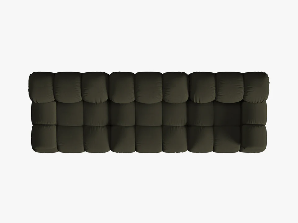 SOFA Bellis 3-osobowa, obicie z tkaniny (kolor do wyboru), zaoblone kształty, nowoczesny loftowy styl, son77, ekskluzywna SOFA Bellis 3-osobowa, obicie z tkaniny (kolor do wyboru), zaoblone kształty, nowoczesny loftowy styl, son77, ekskluzywna