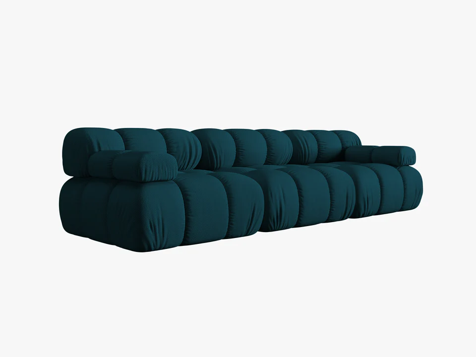 SOFA Bellis 3-osobowa, obicie z tkaniny (kolor do wyboru), zaoblone kształty, nowoczesny loftowy styl, son87, piękna SOFA Bellis 3-osobowa, obicie z tkaniny (kolor do wyboru), zaoblone kształty, nowoczesny loftowy styl, son87, piękna