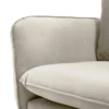 SOFA Vienna 2 osobowa na metalowych nogach, aksamitna tkanina do wyboru, nowoczesny styl, beżowy, ekskluzywny