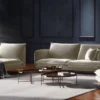 SOFA Vienna 2 osobowa na metalowych nogach, aksamitna tkanina do wyboru, nowoczesny styl, beżowy, piękny