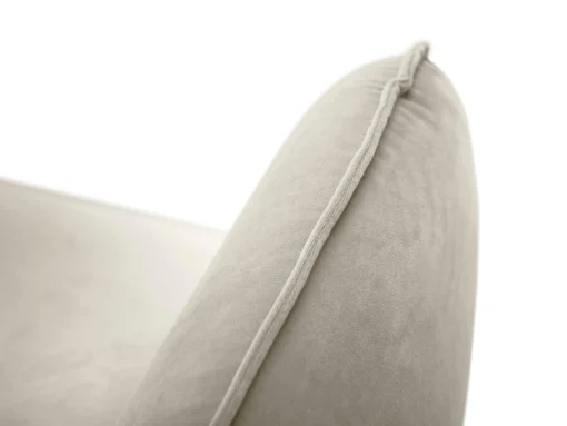 SOFA Vienna 2 osobowa na metalowych nogach, aksamitna tkanina do wyboru, nowoczesny styl, beżowy, wyrafinowany