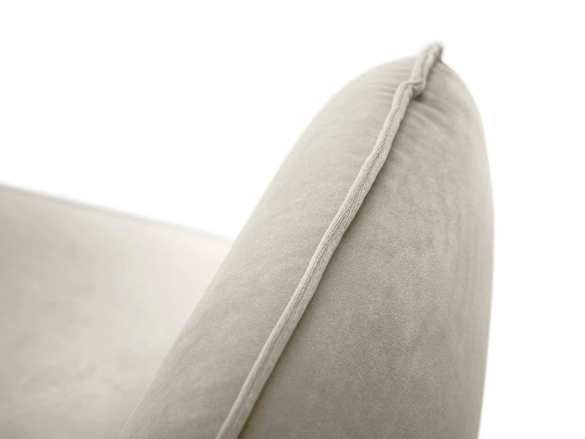 SOFA Vienna 2 osobowa na metalowych nogach, aksamitna tkanina do wyboru, nowoczesny styl, beżowy, wyrafinowany SOFA Vienna 2 osobowa na metalowych nogach, aksamitna tkanina do wyboru, nowoczesny styl, beżowy, wyrafinowany
