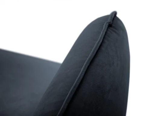 SOFA Vienna 2 osobowa na metalowych nogach, aksamitna tkanina do wyboru, nowoczesny styl, granatowy, stylowa