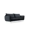 SOFA Vienna 2 osobowa na metalowych nogach, aksamitna tkanina do wyboru, nowoczesny styl, granatowy