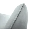 SOFA Vienna 2 osobowa na metalowych nogach, aksamitna tkanina do wyboru, nowoczesny styl, jasnoszary, premium