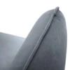 SOFA Vienna 2 osobowa na metalowych nogach, aksamitna tkanina do wyboru, nowoczesny styl, szary, premium