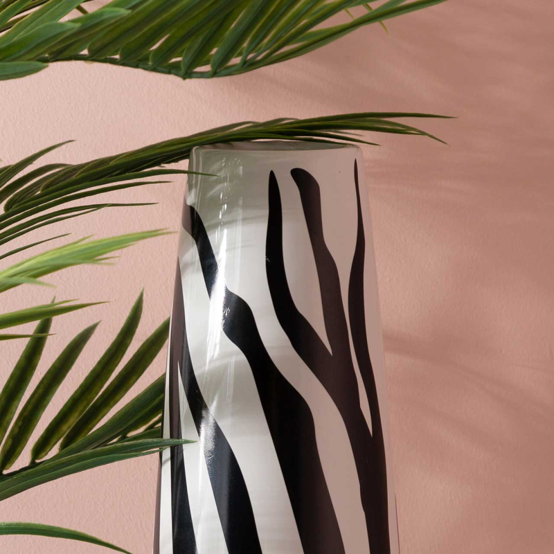 WAZON DEKORACYJNY wzór zebry, oryginalny, wysoki, nowoczesny styl, mały, designerski WAZON DEKORACYJNY wzór zebry, oryginalny, wysoki, nowoczesny styl, mały, designerski