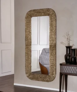 LUSTRO ŚCIENNE Makabra włoskie, złota designerska rama, najwyższa jakość, premium