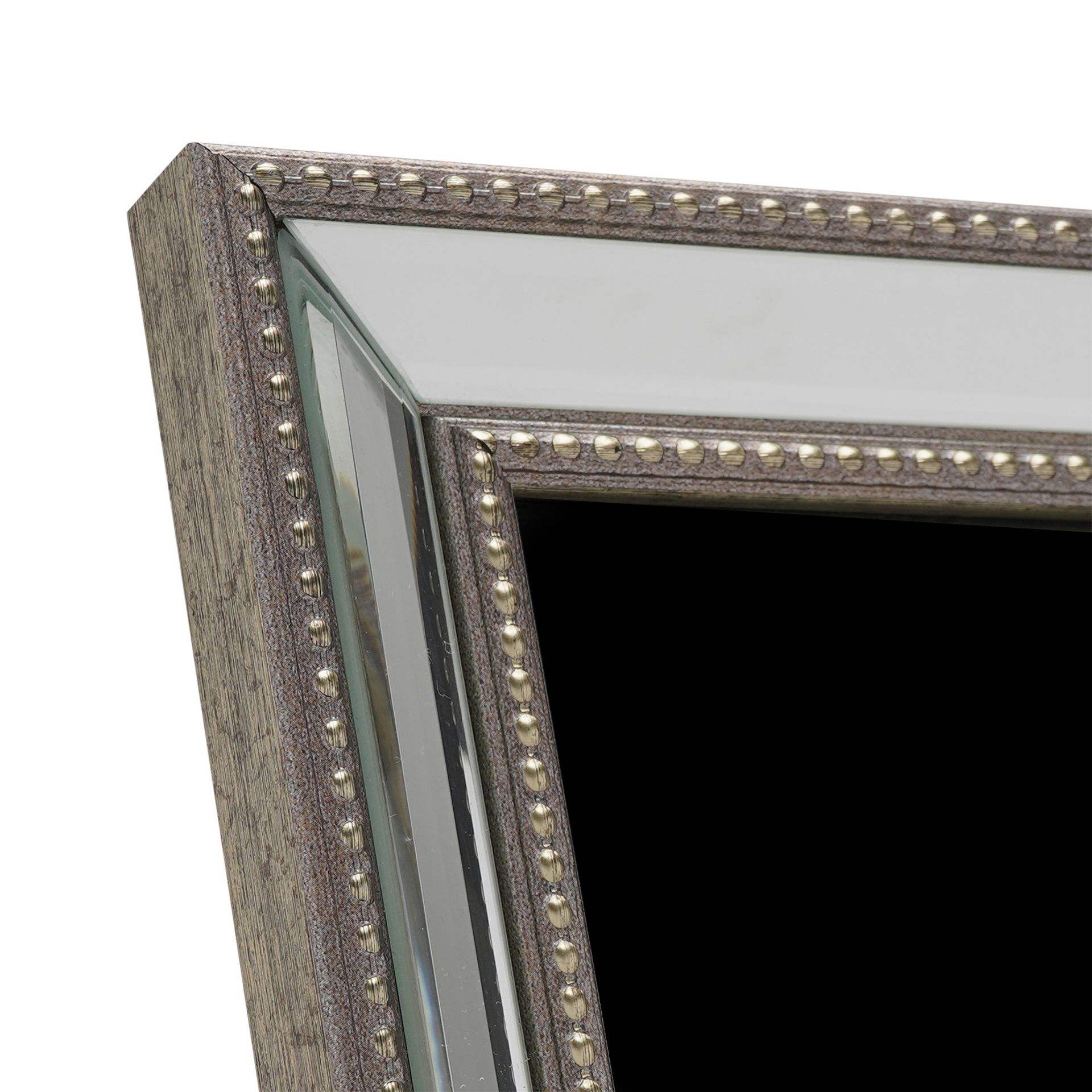 RAMKA NA ZDJĘCIE z lustrem i złotą dekoracyjną obwódką, klasyczny styl z nutą nowoczesności, stylowa