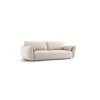 SOFA Matera z funkcją spania, beżowa tapicerka, zaoblone kształty, designerski styl