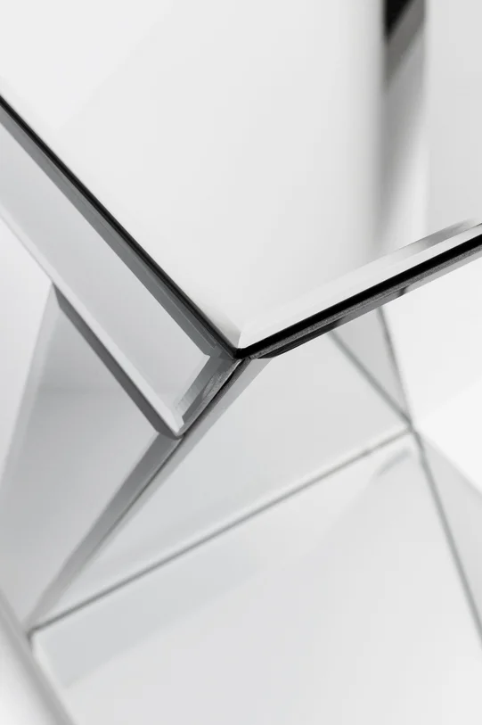 STOLIK POMOCNICZY Luxury lustrzany, w kształcie litery Z, styl glamour, premium