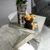 STOLIK POMOCNICZY Luxury lustrzany, w kształcie litery Z, styl glamour1