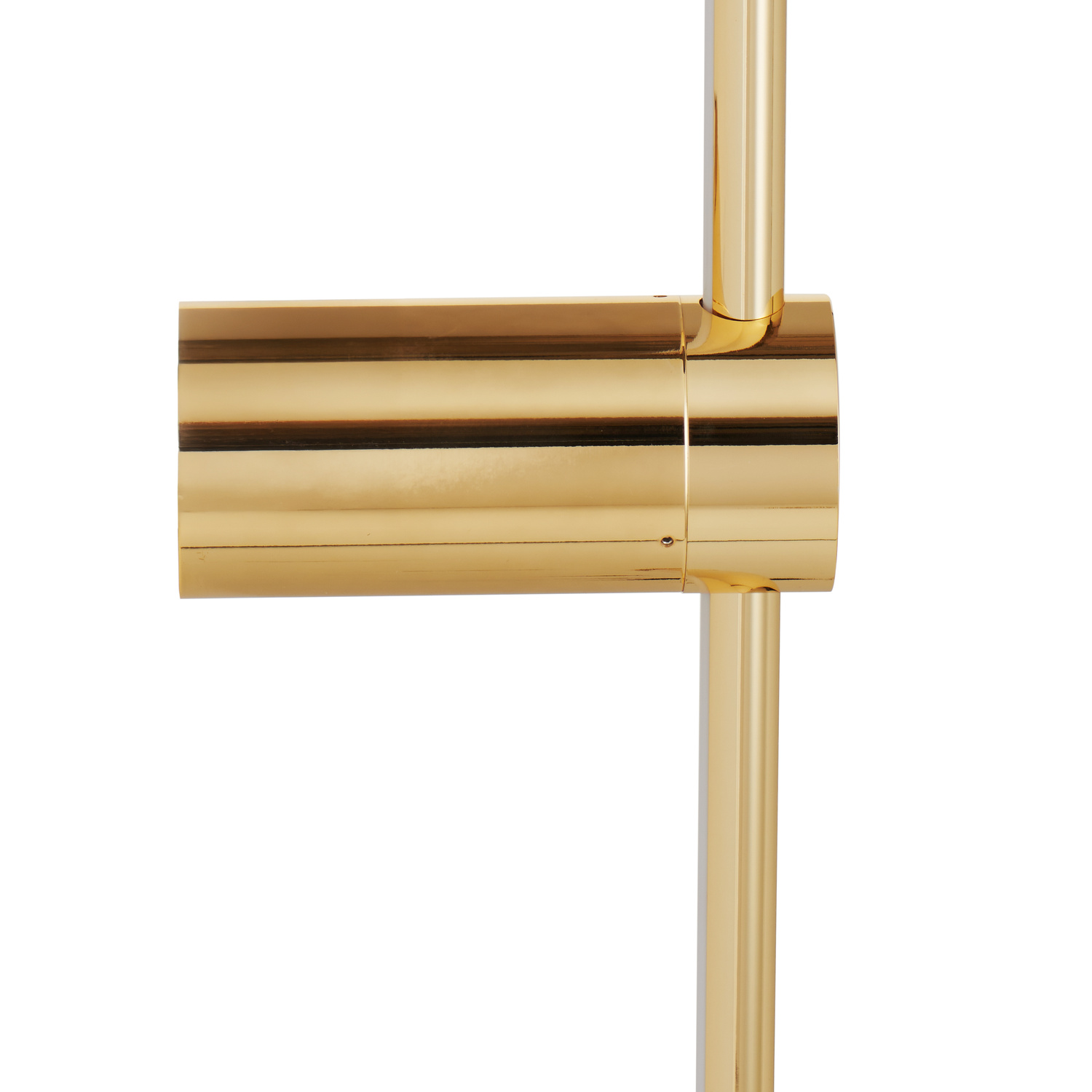 KINIKET ŚCIENNY Sparo LED, złoty, minimalistyczna, pionowa forma, nowoczesny styl glamour, ekskluzywny