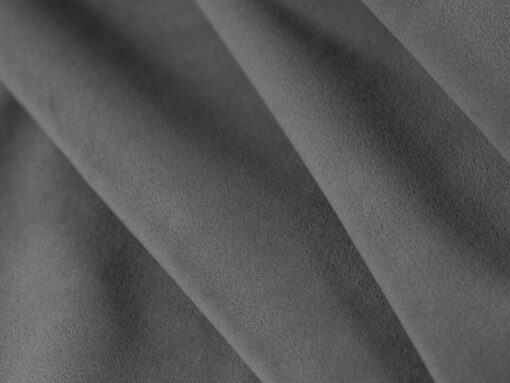 SOFA 3-osobowa Lisa, przeszywana, zaoblone kształty, miękkie siedzisko, ciemnoszara tapicerka, designerski styl, premium