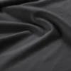ŁÓŻKO Kelp tapicerowane, z podwójnym wezgłowiem, pionowe przeszycia, falista krawędź, szara tkanina, designerski styl, premium