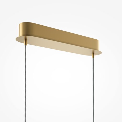 LAMPA WISZĄCA Curve mosiężna, w formie lekkiego łuku, nowoczesny styl, premium